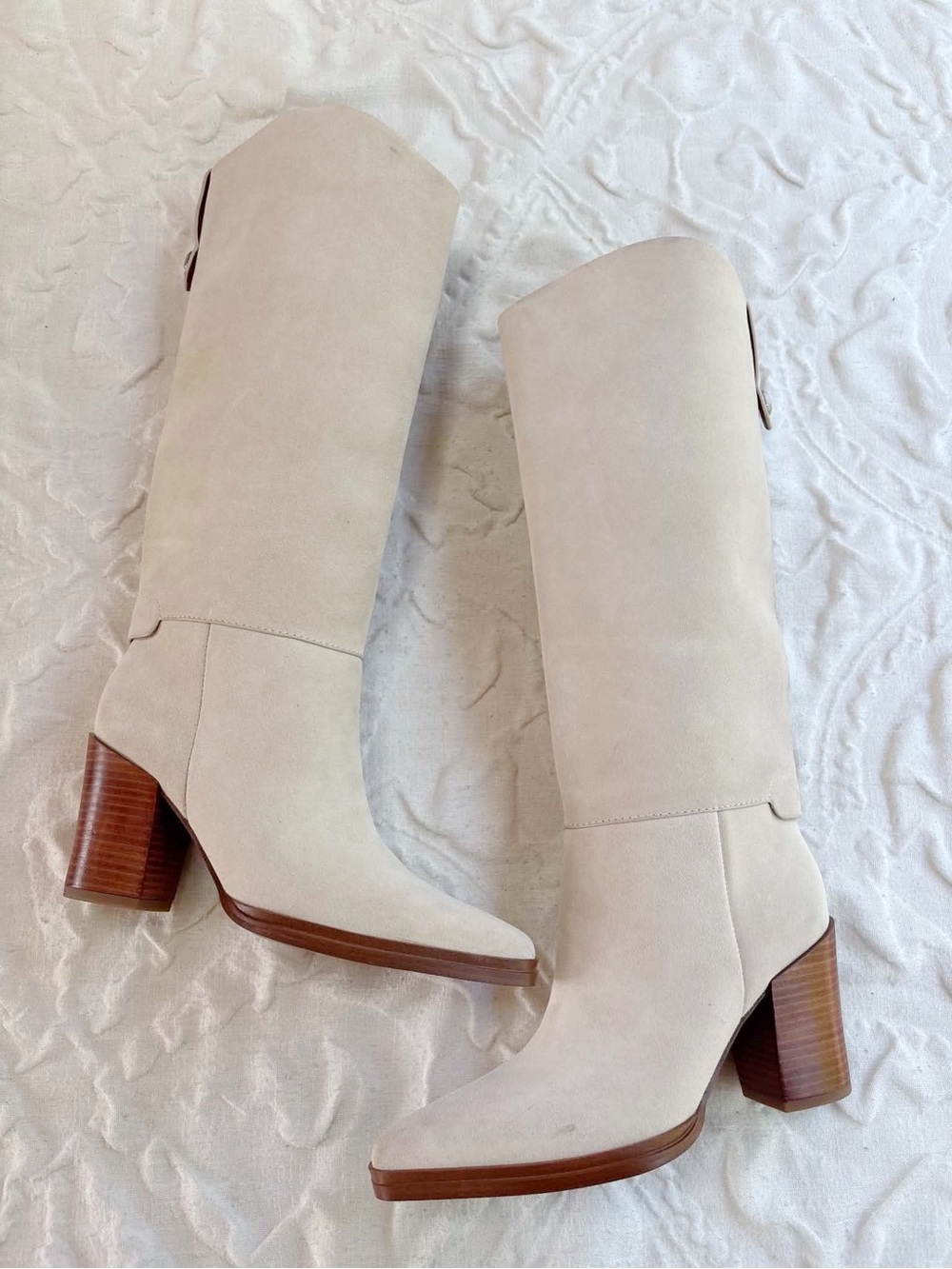 Franco Sarto Jasmine Block Heel Boots Size 6.5 - Picture 3 of 13